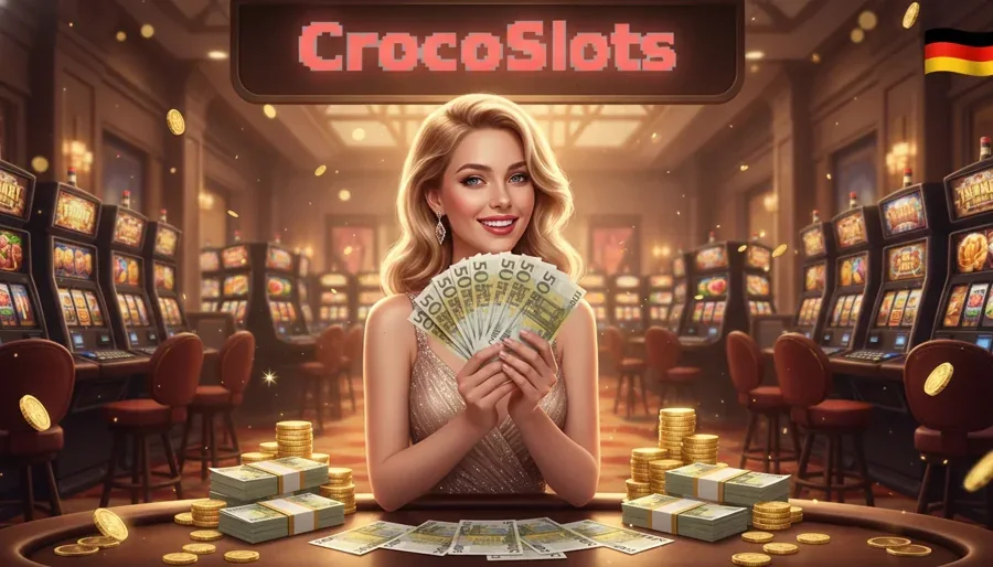CrocoSlots Startseite Übersicht